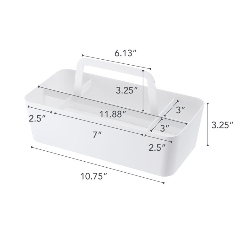 Yamazaki USA Yamazaki Home Tool Box Large Steel Large Handle